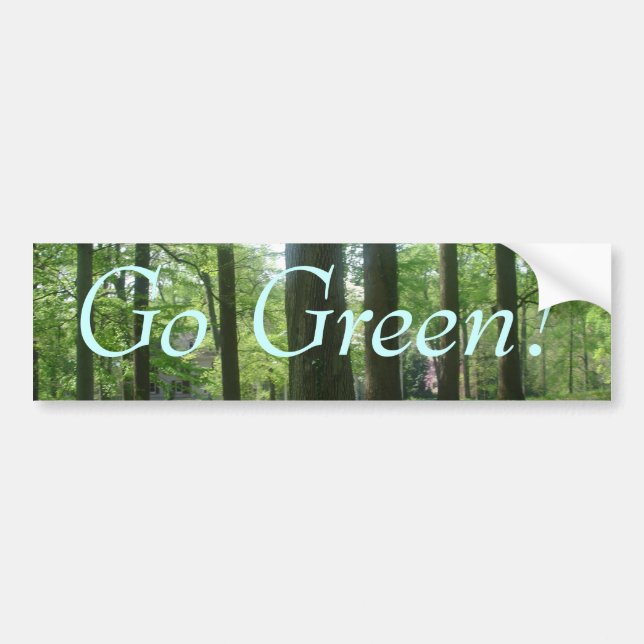 Puerto Rico 422, Go Green! Bumper Sticker (Front)