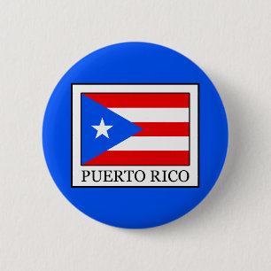 Puerto Rico 6 Cm Round Badge