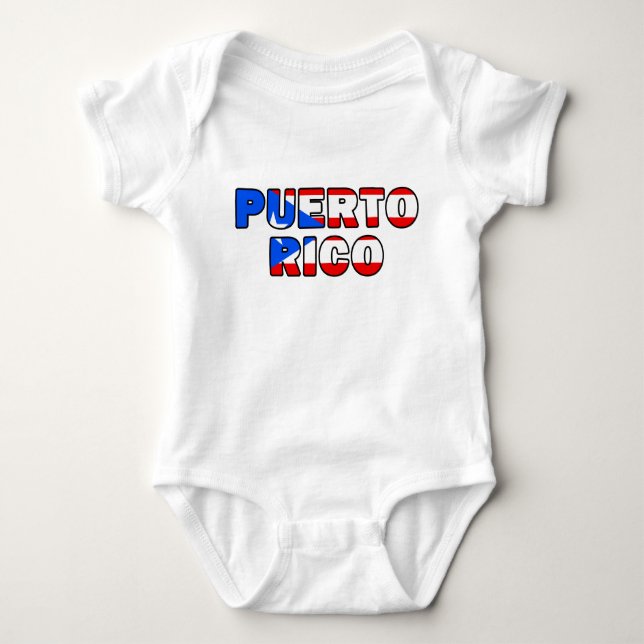 Puerto Rico Baby Bodysuit (Front)