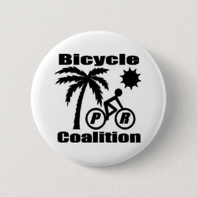 Puerto Rico Bicycle Coalition Button (Front)