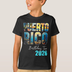 Puerto Rico Birthday Trip 2026 Vacation Party Crew T-Shirt