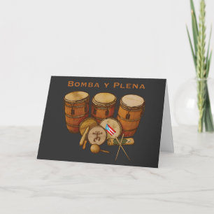 Puerto Rico Bomba y Plena Design Card