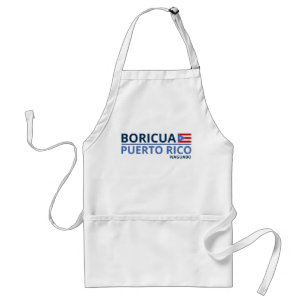 Puerto Rico Boricua Towns Customised Flag Standard Apron