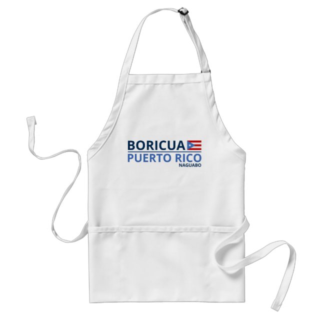 Puerto Rico Boricua Towns Customised Flag Standard Apron (Front)
