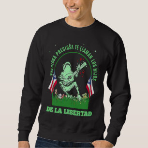 Puerto Rico Borinquen Coqui for Puerto Rico Sweatshirt
