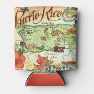 Puerto Rico Can Cooler