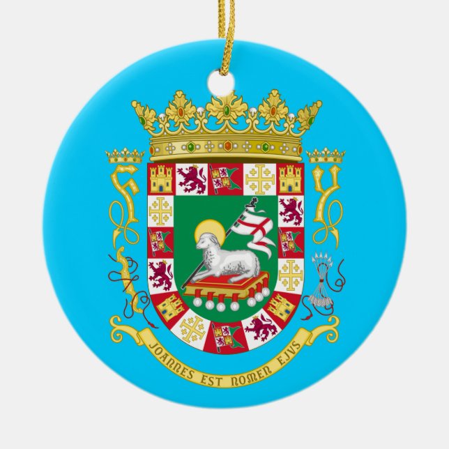 Puerto Rico* Christmas Ornament (Front)
