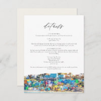 PUERTO RICO Colourful Buildings Skyline Detail Car