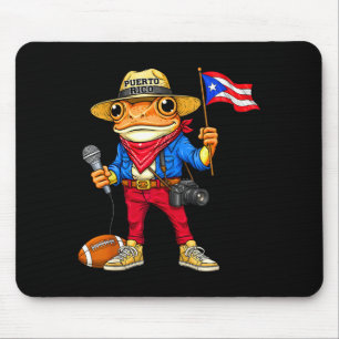 Puerto rico coqui frog street music footballPuerto Mouse Pad