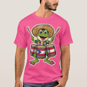 Puerto Rico Coqui Frog Taino Boricua T-Shirt