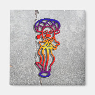Puerto Rico - dancer - Customised Magnet