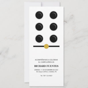Puerto Rico Domino Party Invitation Boricua Game