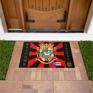 Puerto Rico Doormat & Puerto Rican Flag / Patriots
