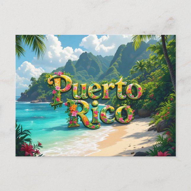 Puerto rico dreaming postcard (Front)