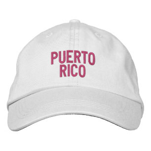 PUERTO RICO EMBROIDERED HAT