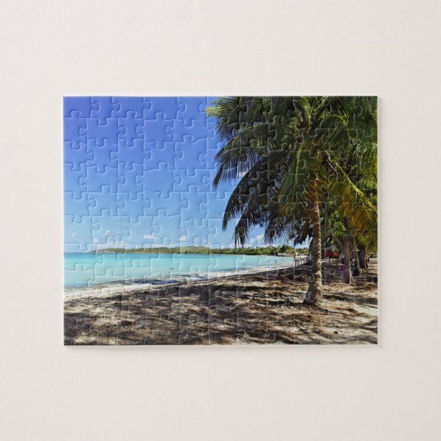 Puerto Rico, Fajardo, Culebra Island, Seven Seas Jigsaw Puzzle (Horizontal)