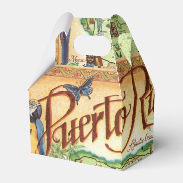 Puerto Rico Favour Box (Back Side)