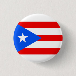 Puerto Rico flag  3 Cm Round Badge
