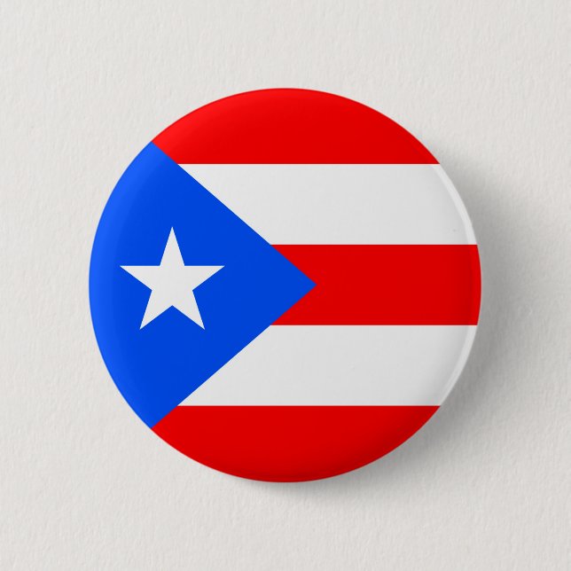 Puerto Rico Flag 6 Cm Round Badge (Front)