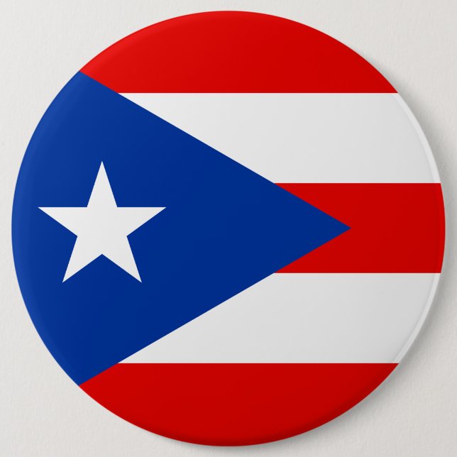 Puerto Rico flag 6 Cm Round Badge (Front)