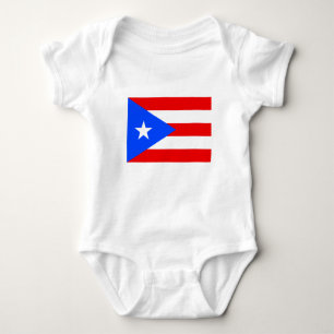 Puerto Rico Flag Baby Bodysuit