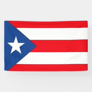 Puerto Rico Flag Banner