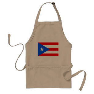 Puerto Rico flag BBQ apron   Puerto Rican pride