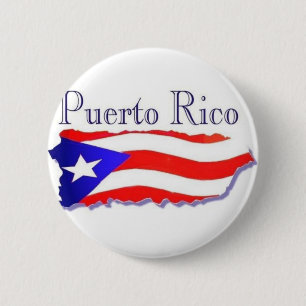 Puerto Rico Flag Boricua 6 Cm Round Badge