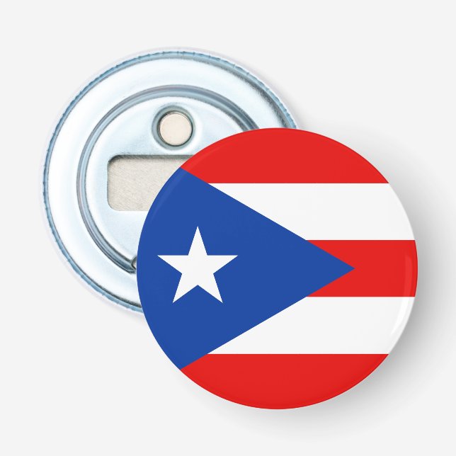 Puerto Rico flag Bottle Opener (Front)