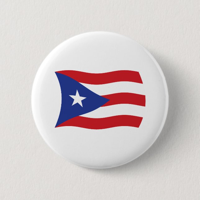 Puerto Rico Flag Button (Front)