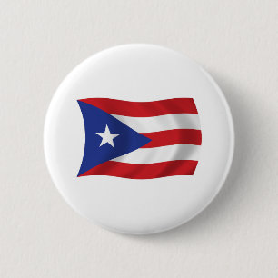 Puerto Rico Flag Button