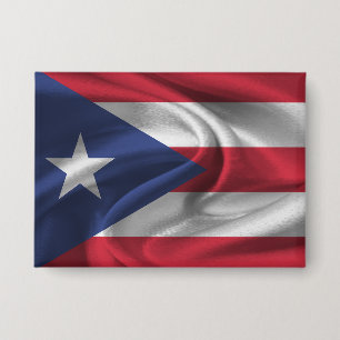 Puerto Rico Flag Button