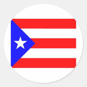 Puerto Rico Flag Classic Round Sticker