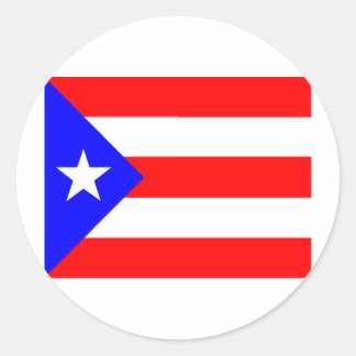 Puerto Rico Flag Classic Round Sticker