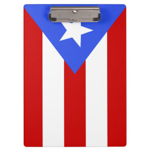 Puerto Rico flag Clipboard