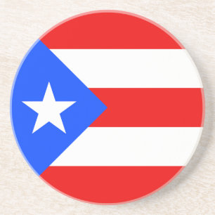 Puerto Rico Flag Coaster