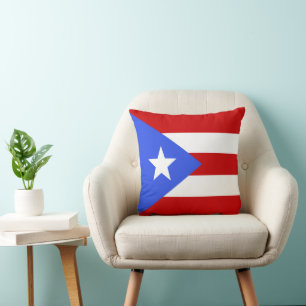 Puerto Rico flag Cushion