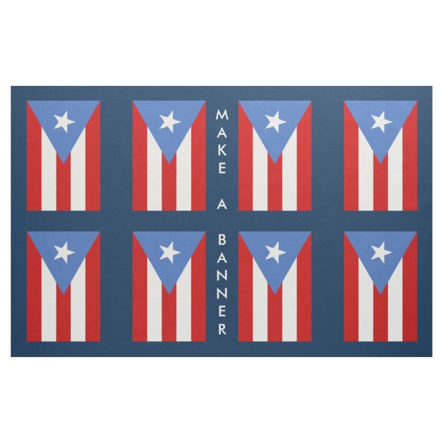 Puerto Rico Flag: Decoration Fabric (Yard)