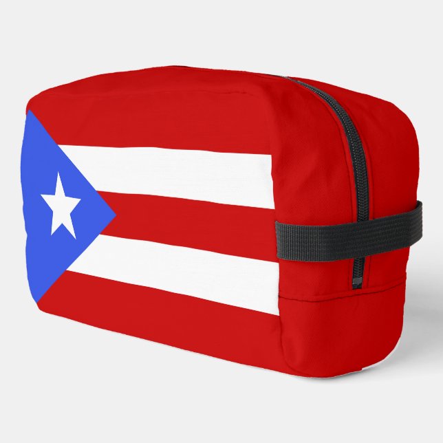 Puerto Rico flag Dopp Kit (Left Corner)