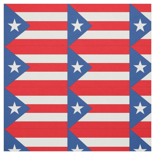 Puerto Rico Flag Fabric (Swatch)