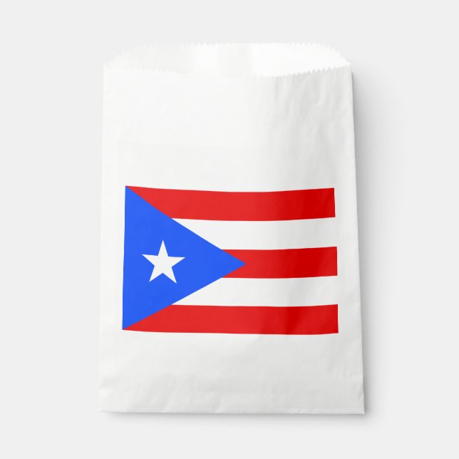 Puerto Rico Flag Favour Bags (Front)