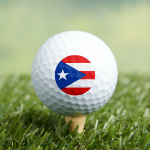 Puerto Rico flag Golf Balls