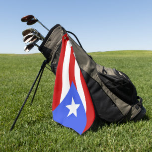 Puerto Rico flag Golf Towel