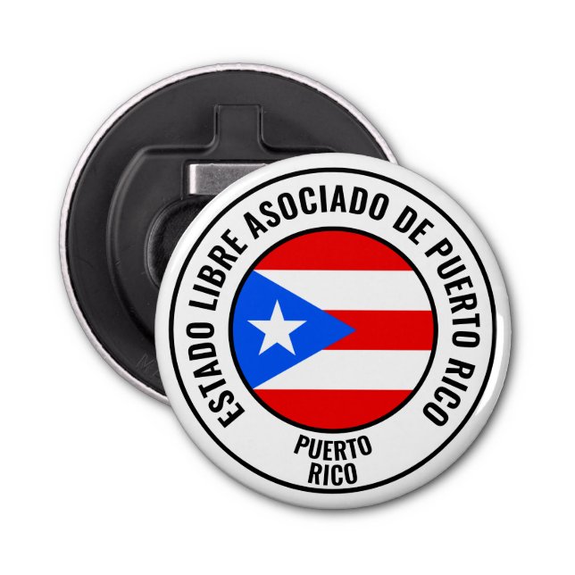 Puerto Rico Flag Gorgeous Patriotic Bottle Opener (Front)