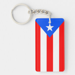 Puerto Rico Flag Key Ring