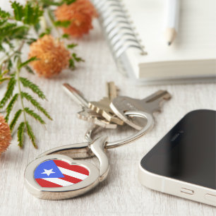 Puerto Rico flag Key Ring