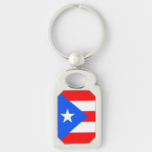 Puerto Rico Flag Key Ring
