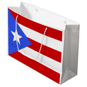 Puerto Rico flag Large Gift Bag