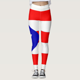 Puerto Rico Flag Leggings
