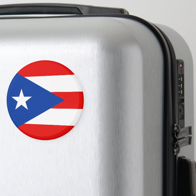 Puerto Rico flag Magnet (In Situ (Luggage))